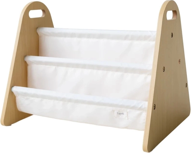 Soporte de libros de doble cara 3 Sprouts cream