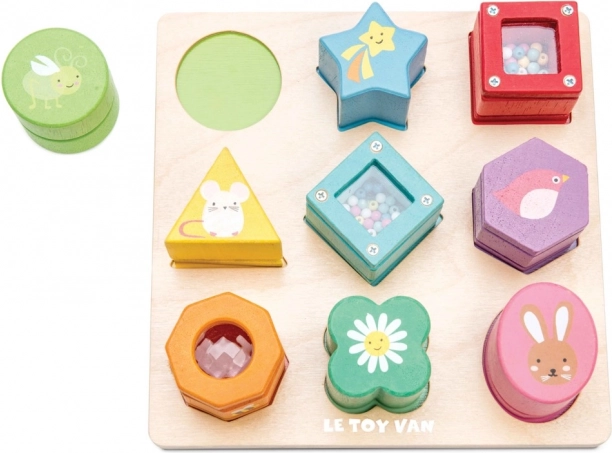 Encajable sensorial de madera PETILOU de LE TOY VAN