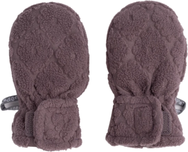 Guantes sin pulgar Lodger mittens folklore fleece mauve 1–2 años