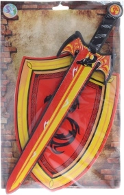 Espada y escudo de espuma para niños
