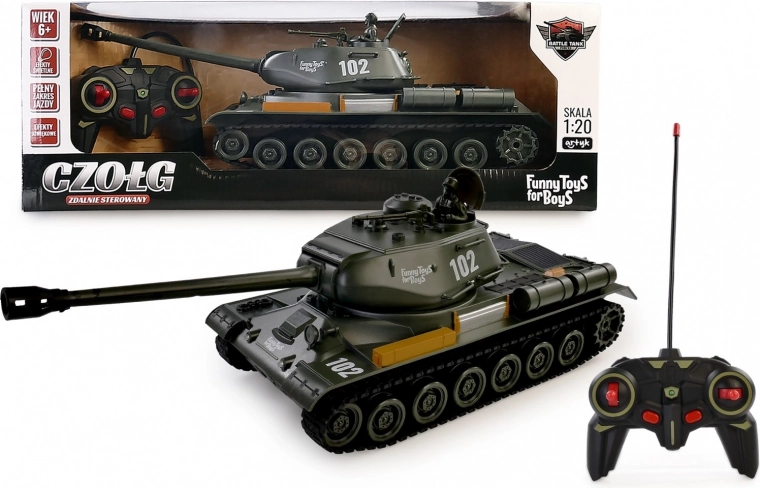 Tanque RC con luces y sonidos