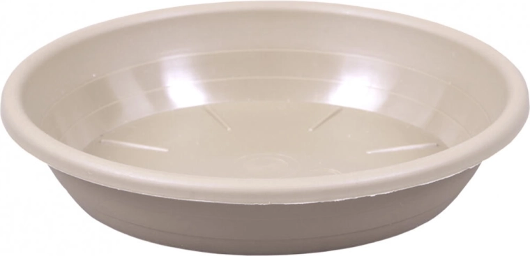 Plato bajo para maceta Sakura Modern 18 cm marrón claro