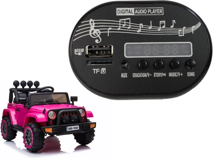 Panel musical para coche infantil eléctrico a batería