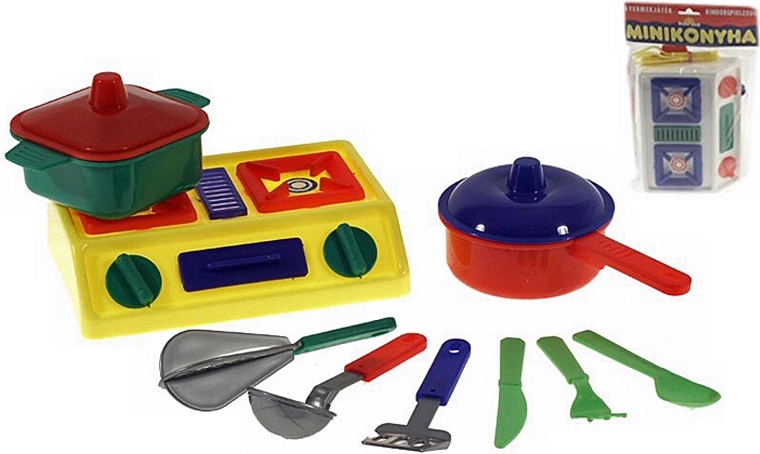 Juego infantil de utensilios de cocina con hornillo, 2 colores