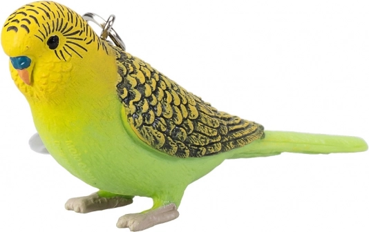 Llavero de periquito verde