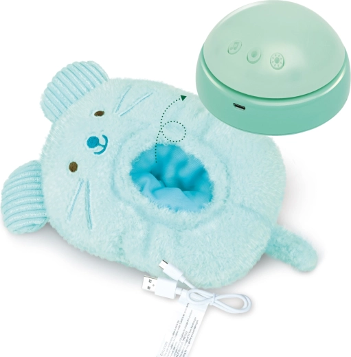 Ratón de peluche para dormir Mono con luz nocturna
