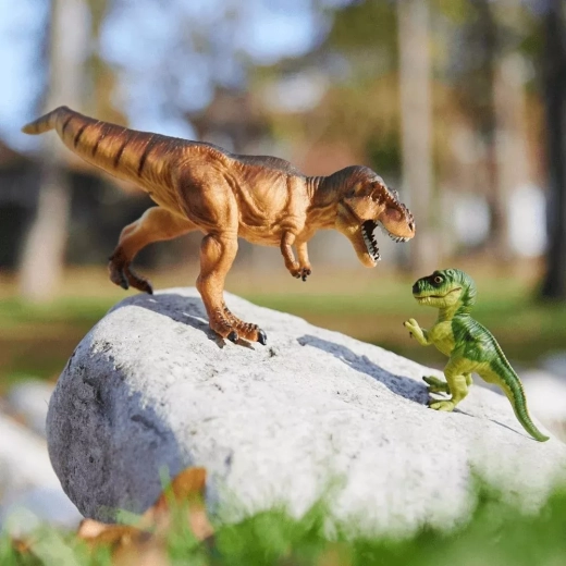 Ideal para el mundo de los dinosaurios y el juego compartido