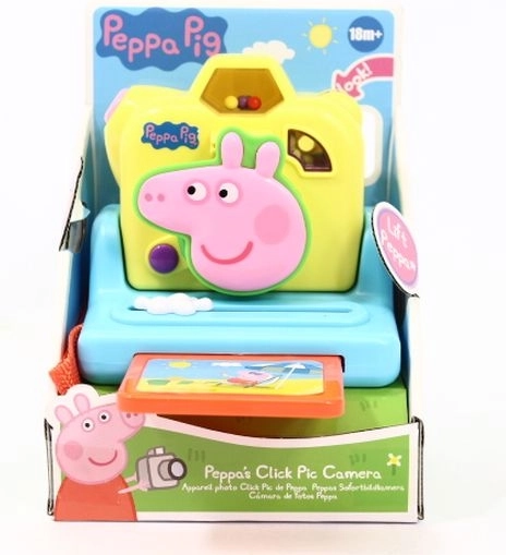 Cámara de fotos infantil Peppa Pig con luz y sonidos