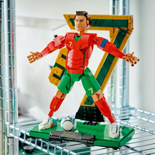 Detalles elaborados de la leyenda del fútbol