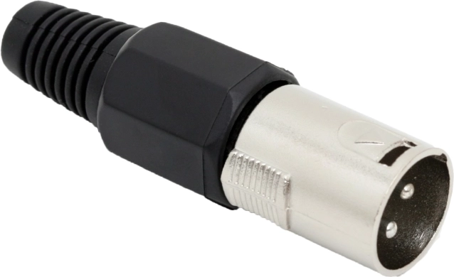 Conector XLR macho de tres polos