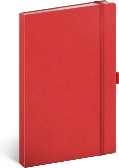 Bloc de notas punteado Notique rojo 13 × 21 cm