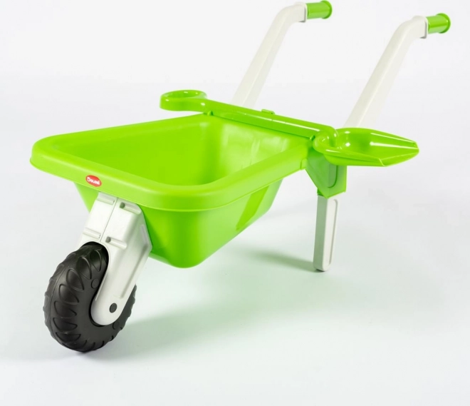 Carretilla de plástico con pala – verde