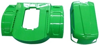 Parachoques trasero verde para correpasillos Strong Bull JAMARA