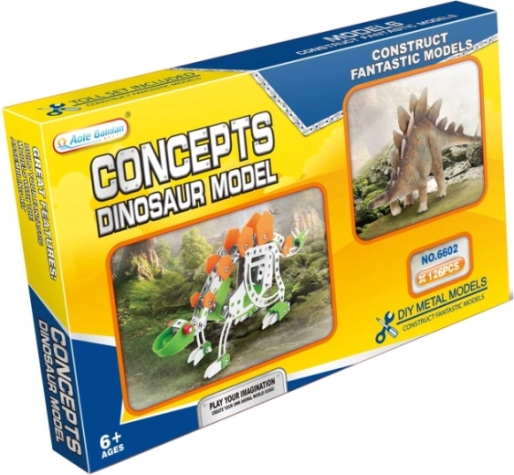 Construcción metálica Stegosaurus 125 piezas