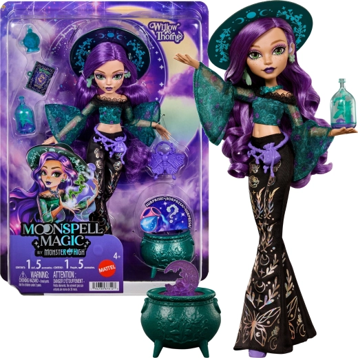 Muñeca Monster High Moonspell High Willow Thorne 26 cm con accesorios