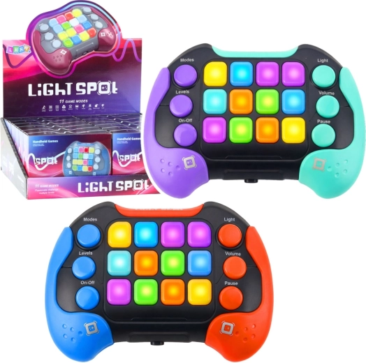 Juego electrónico Light Spot – consola de bolsillo con 11 modos de juego