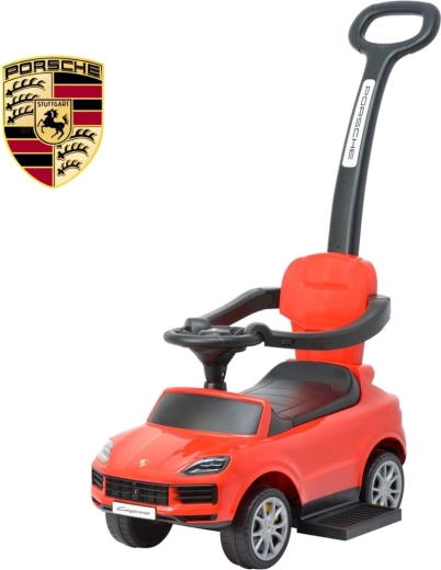 Milly Mally correpasillos con barra de dirección Porsche Cayenne rojo