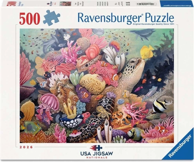 Puzzle Ravensburger Mundo submarino 500 piezas