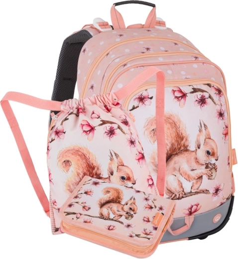 Bagmaster alfa 26 set escolar para alumnos de primero ardilla