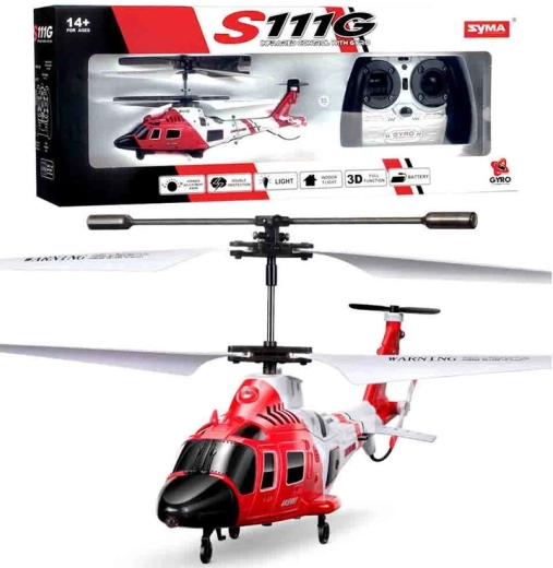 Helicóptero RC Syma S111G con giroscopio