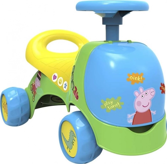 Correpasillos 2 en 1 PEPPA PIG con espacio de almacenamiento