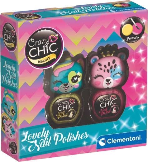 Clementoni Crazy Chic Beauty: set de esmaltes de uñas Lovely – Set