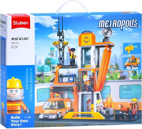 Sluban Metropolis Cuartel General de Rescate (Stavebnice)