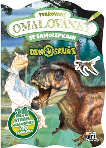 Libros para colorear troquelados dinosaurios