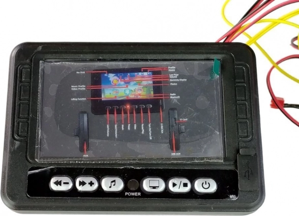 Panel musical LCD MP4 para Range Rover