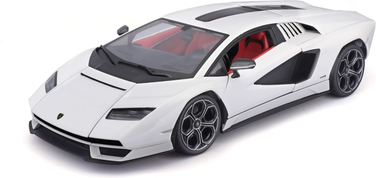 Maisto Lamborghini Countach LPI 800-4 blanco modelo 1:18