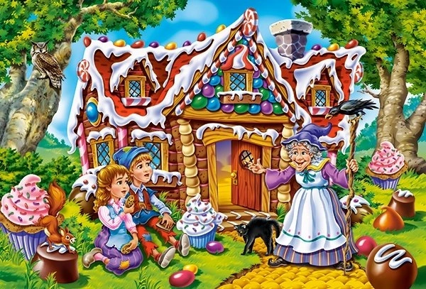 Puzzle maxi de 40 piezas hansel and gretel