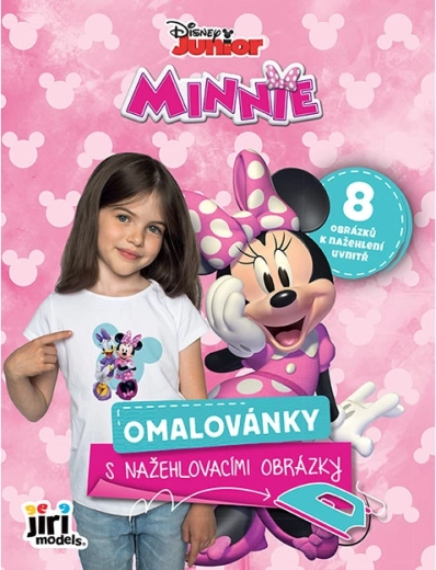 Libro para colorear con imágenes termoadhesivas MINNIE