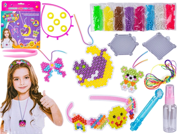 Cuentas de agua – set para crear joyas, 8 colores