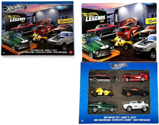 Set coleccionable de coches Hot Wheels Legends Tour
