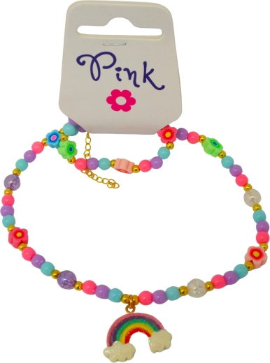 Set de collar y pulsera Donuts para niños
