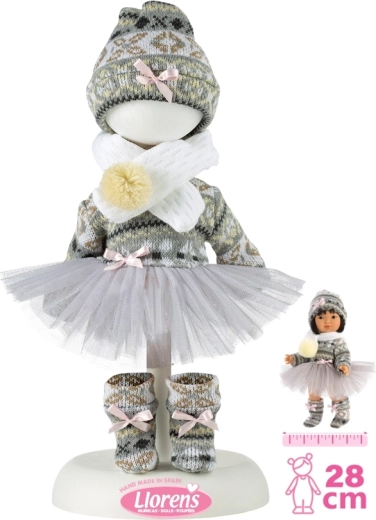 Conjunto Llorens para muñeca de 28 cm – set de invierno de 5 piezas