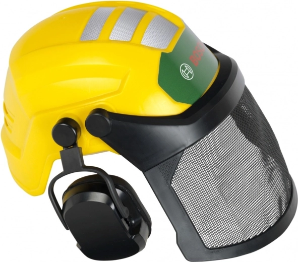 Casco infantil BOSCH con visor protector y “orejeras” – juguete