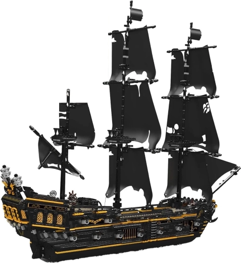 Mould King Set de construcción Barco pirata Perla Negra 3180 piezas