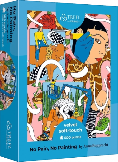 Puzzle Trefl Velvet Soft Touch UFT de 500 piezas – sin dolor, sin pinturas