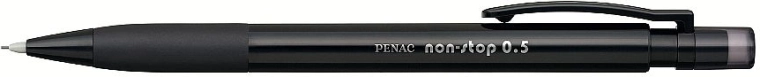 Portaminas mecánico PENAC Nonstop 0,5 mm negro