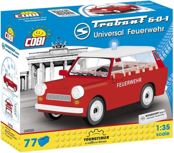 COBI Trabant 601 Universal bomberos 1:35 (77 piezas)