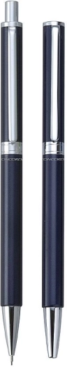Set de regalo de bolígrafo y portaminas CONCORDE Waltz, cuerpo azul