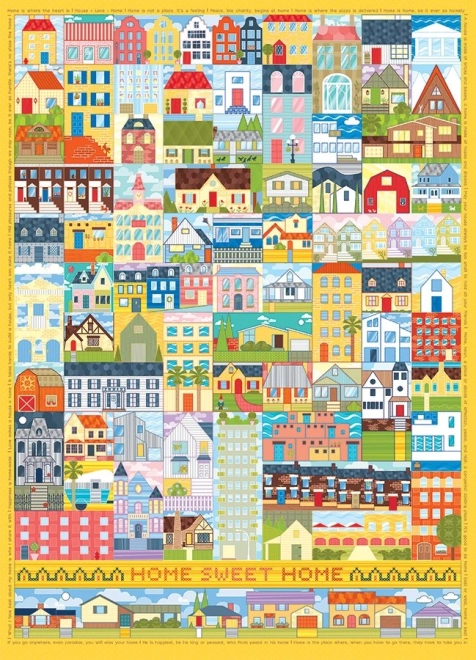 Puzzle COBBLE HILL Hogar, dulce hogar (500 piezas)