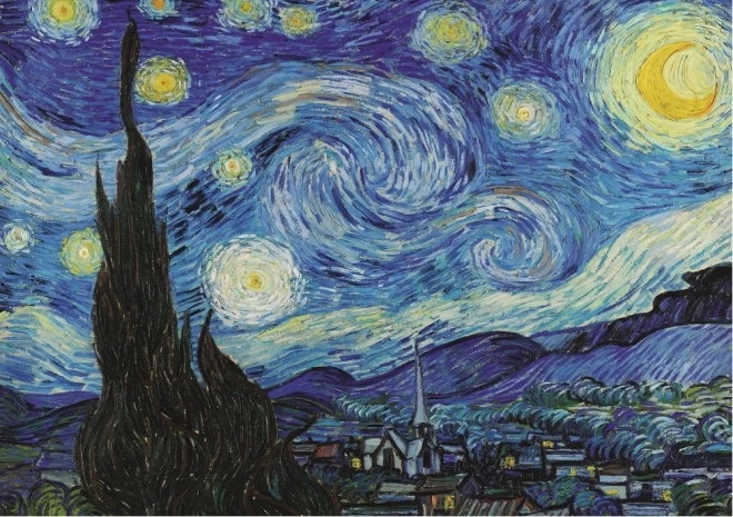 Puzzle ART PUZZLE Museum Series: Noche estrellada 1000 piezas