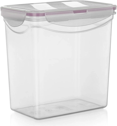 Recipiente hermético para alimentos LARA 3 l, rectangular, plástico