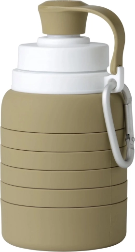 Botella plegable de silicona Mininor olive