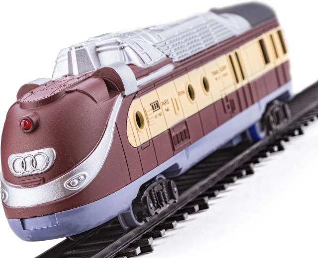Locomotora con luz y sonidos realistas