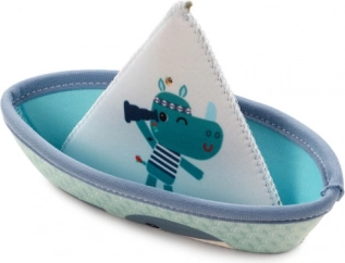 Lilliputiens barquitos textiles flotantes para la bañera jungla, 3 uds