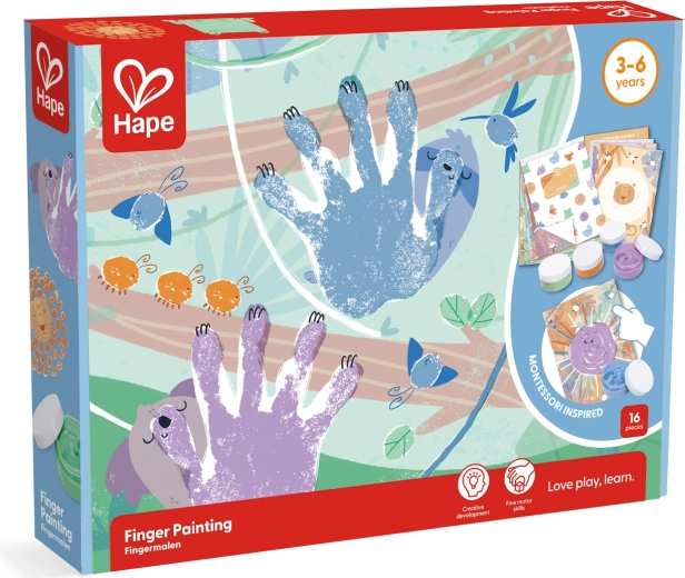 Set de pintura con dedos para niños