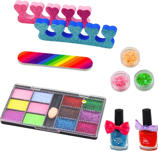 Todo para una manicura con brillo
